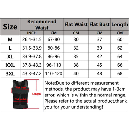 Mens Body Shaper Compression Vest Abdomen Shapewear Tummy Slimming Sheath Gynecomastia Shapers Corset Waist Trainer Fajas Tops