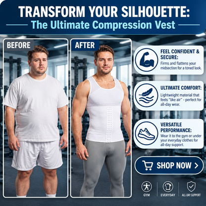 Leanvest™- Body shaping, chest and belly shaping vest.