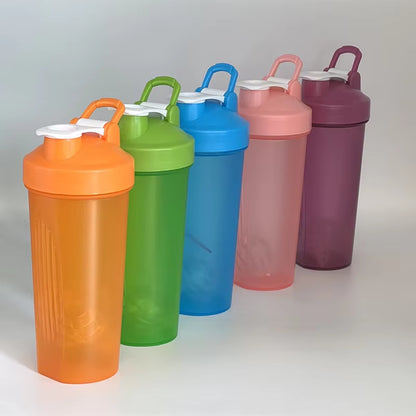 600Ml Protein Shaker Bottle Protein Powder Shake Cup for Gym Ffitness Shaker Scale Portable Water Bottle Slushy Cup